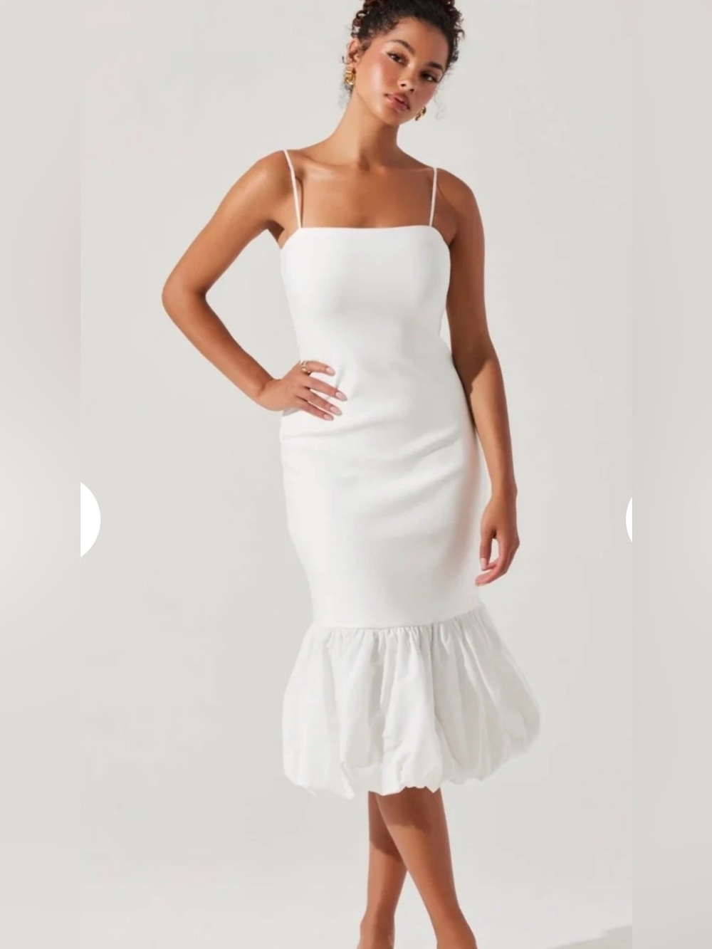 Brittnea Bodycon Bubble Hem Dress